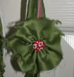 Dark Olive Green Floral Headband
