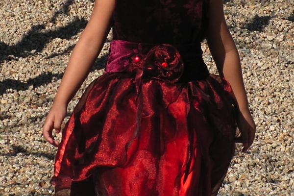 Girl's Red Casual Dress (4-6 years old)